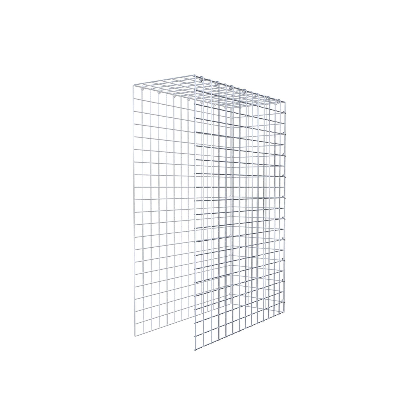 Type 4 oplegkorf 100 cm x 70 cm x 30 cm (L x H x D), maaswijdte 5 cm x 5 cm, C-ring