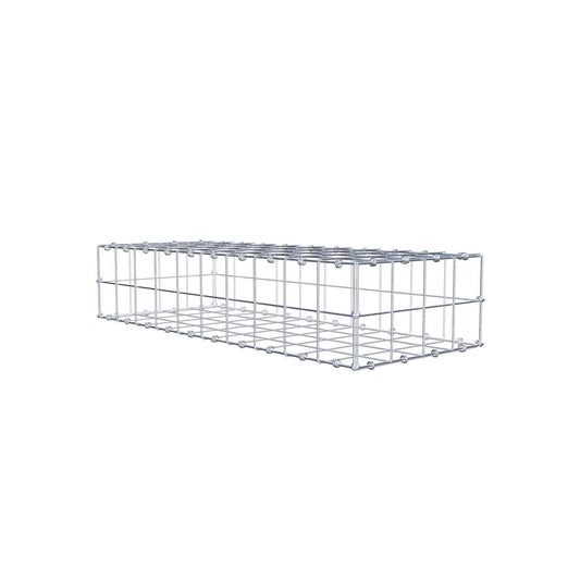 Schanskorf 100 cm x 20 cm x 40 cm (L x H x D), maaswijdte 10 x 10 cm, spiraalring