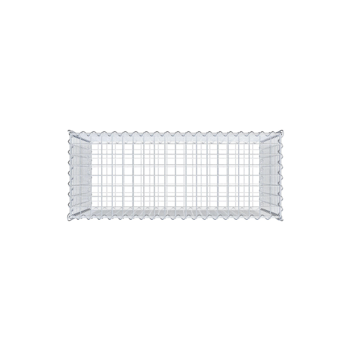 Gabion 100 cm x 70 cm x 40 cm (L x H x D), mesh size 5 cm x 5 cm, spiral