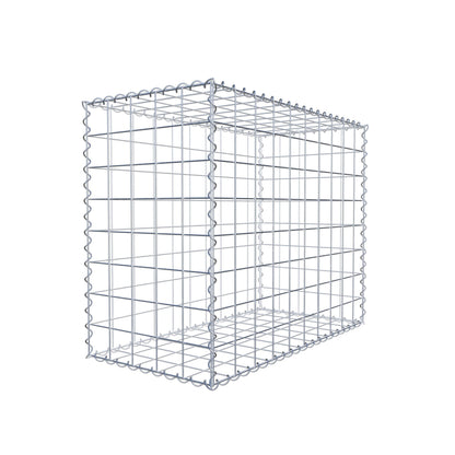 Gabion 100 cm x 80 cm x 50 cm (L x H x D), maskestørrelse 10 cm x 10 cm, spiral