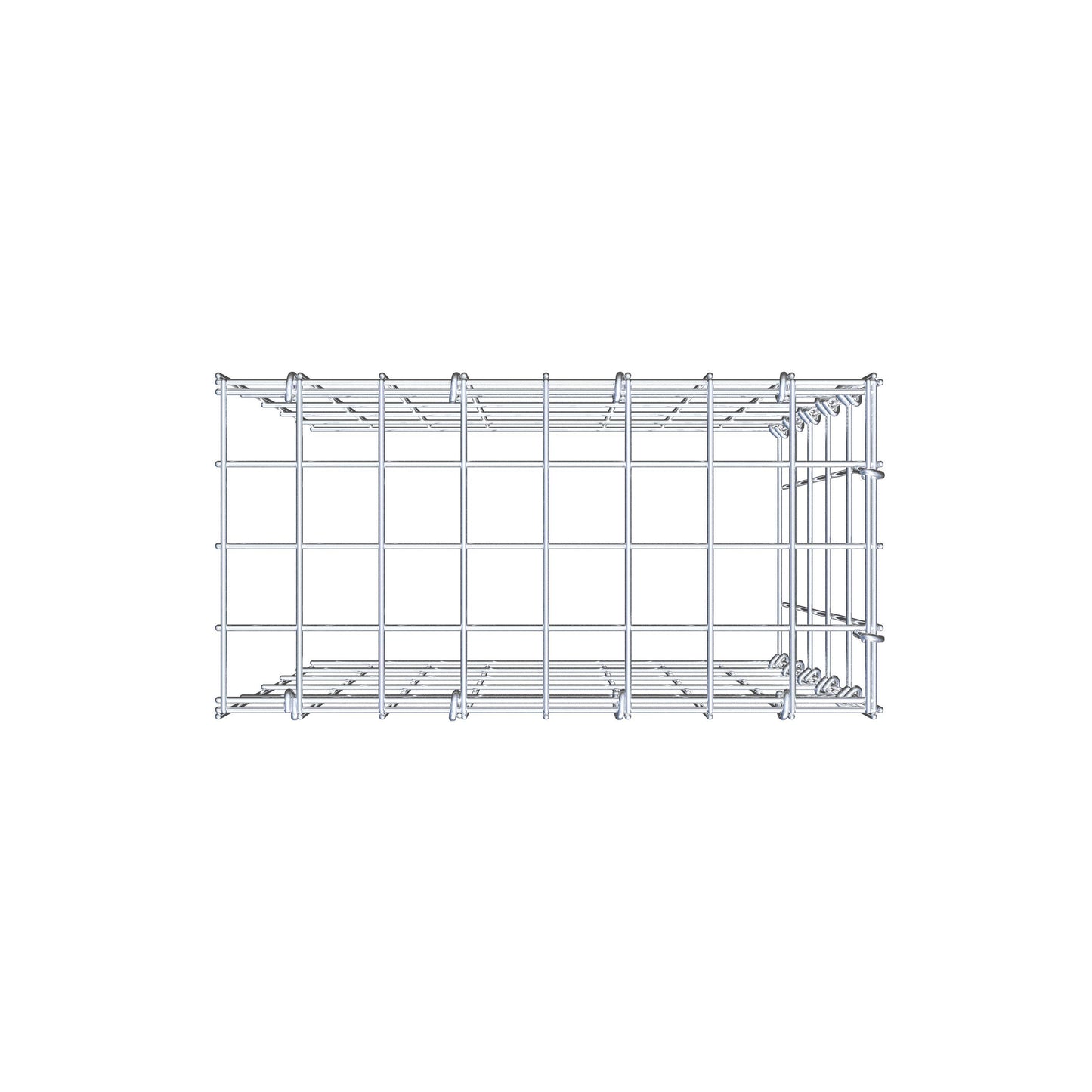 Pile aggiuntivo tipo 4 50 cm x 40 cm x 20 cm (L x H x P), maglia 5 cm x 10 cm, anello a C