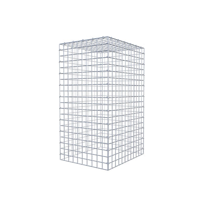 Gabião Tipo 3 100 cm x 60 cm x 50 cm (C x A x P), malhagem 5 cm x 5 cm, anel C