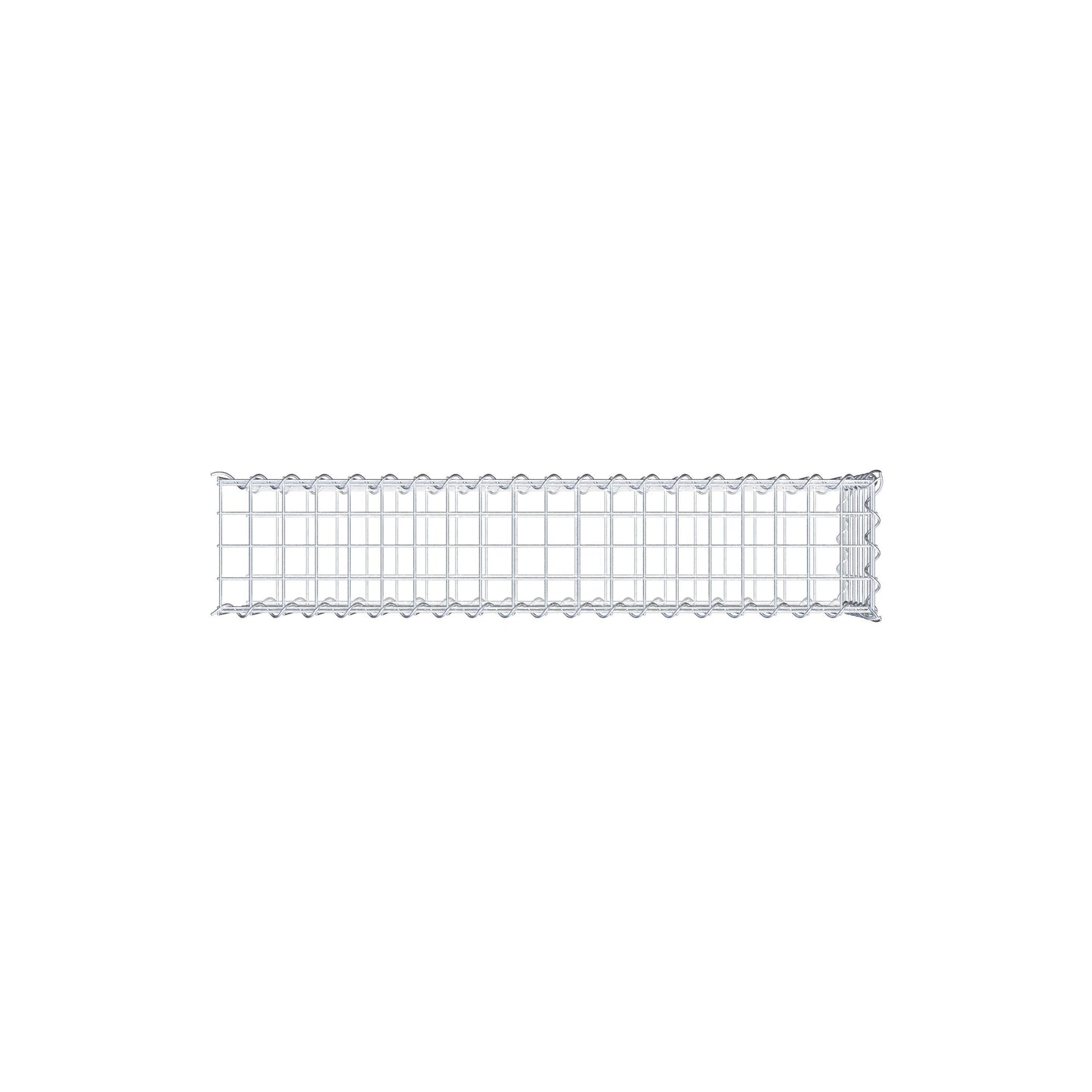 Gabbione aggiuntivo tipo 2 100 cm x 30 cm x 20 cm (L x H x P), maglia 5 cm x 5 cm, a spirale