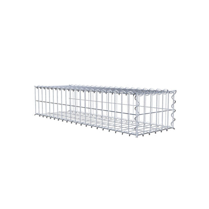 Udvokset gabion type 2 100 cm x 20 cm x 30 cm (L x H x D), maskestørrelse 5 cm x 10 cm, spiral