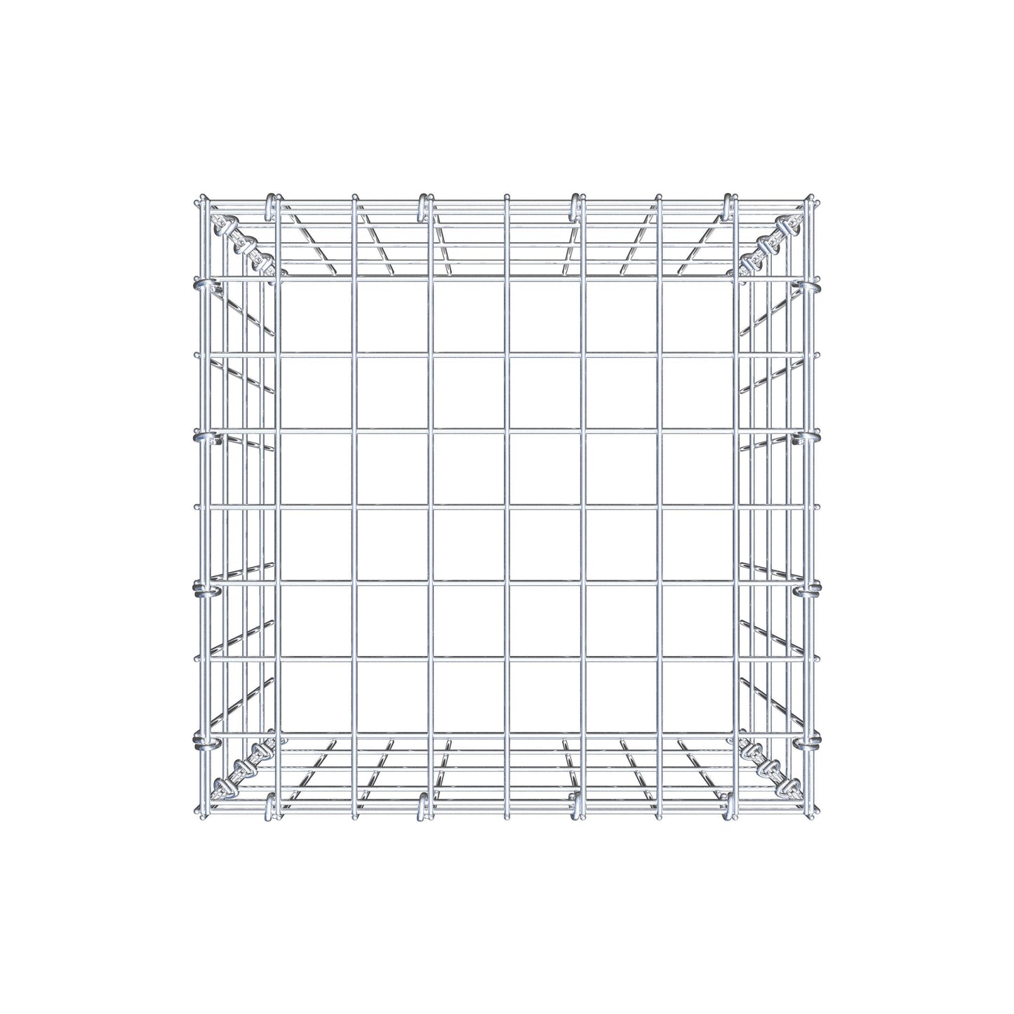 Fourche rapportée type 3 40 cm x 40 cm x 40 cm (L x H x P), mailles 5 cm x 10 cm, anneau C