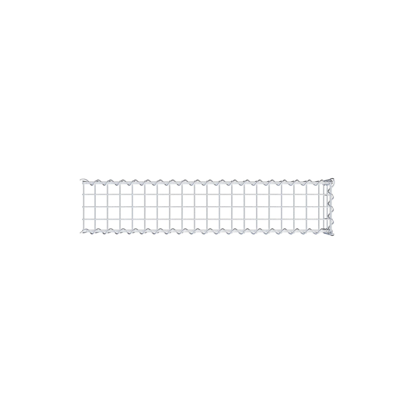 Gabião tipo 4 100 cm x 20 cm x 20 cm (C x A x P), malhagem 5 cm x 10 cm, espiral