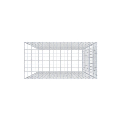 Anbaugabione Typ 4 200 cm x 100 cm x 50 cm (L x H x T), Maschenweite 5 cm x 10 cm, C-Ring