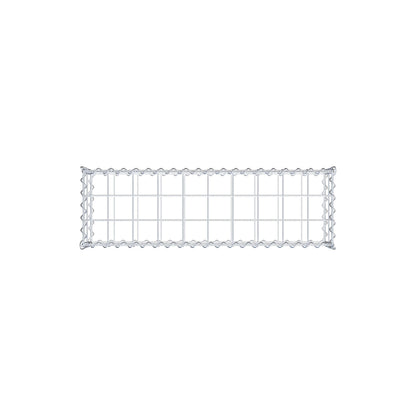 Gabion 100 cm x 20 cm x 30 cm (L x H x P), mailles 10 cm x 10 cm, spirale
