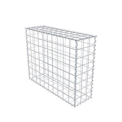 Gabion 100 cm x 80 cm x 30 cm (L x H x P), mailles 10 cm x 10 cm, spirale