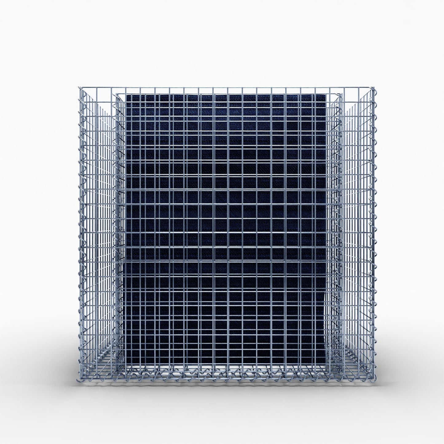 Højbed firkantet 100 cm x 80 cm x 100 cm (L x H x D), maskestørrelse 5 x 5 cm, vægtykkelse 10 cm