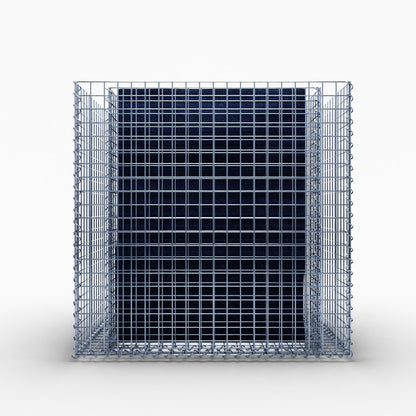 Højbed firkantet 100 cm x 80 cm x 100 cm (L x H x D), maskestørrelse 5 x 5 cm, vægtykkelse 10 cm