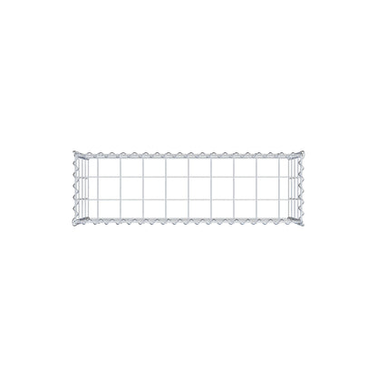 Extra gabion typ 3 100 cm x 40 cm x 30 cm (L x H x D), maskstorlek 10 cm x 10 cm, spiral