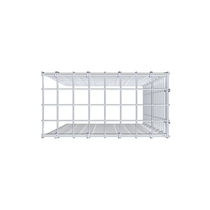 Fourche rapportée type 4 80 cm x 40 cm x 20 cm (L x H x P), mailles 5 cm x 5 cm, anneau C