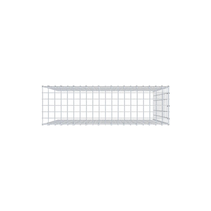 Fourche rapportée type 4 100 cm x 100 cm x 30 cm (L x H x P), mailles 5 cm x 10 cm, anneau C