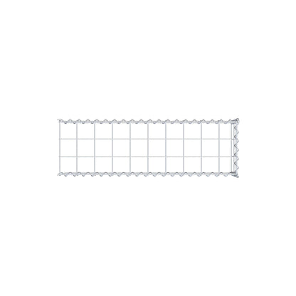 Gabion rapporté type 4 100 cm x 20 cm x 30 cm (L x H x P), mailles 10 cm x 10 cm, spirale