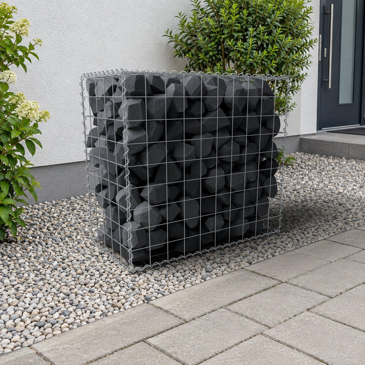 Gabion 100 cm x 90 cm x 50 cm (L x H x D), mesh size 10 cm x 10 cm, spiral