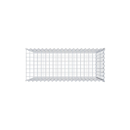 Extra gabion typ 2 100 cm x 80 cm x 40 cm (L x H x D), maskstorlek 5 cm x 10 cm, spiral
