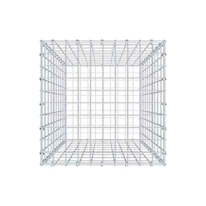 Gabion 100 cm x 50 cm x 50 cm (L x H x P), mailles 5 cm x 10 cm, anneau en C