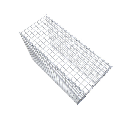 Opvokset gabion type 4 100 cm x 70 cm x 40 cm (L x H x D), maskestørrelse 5 cm x 5 cm, spiral