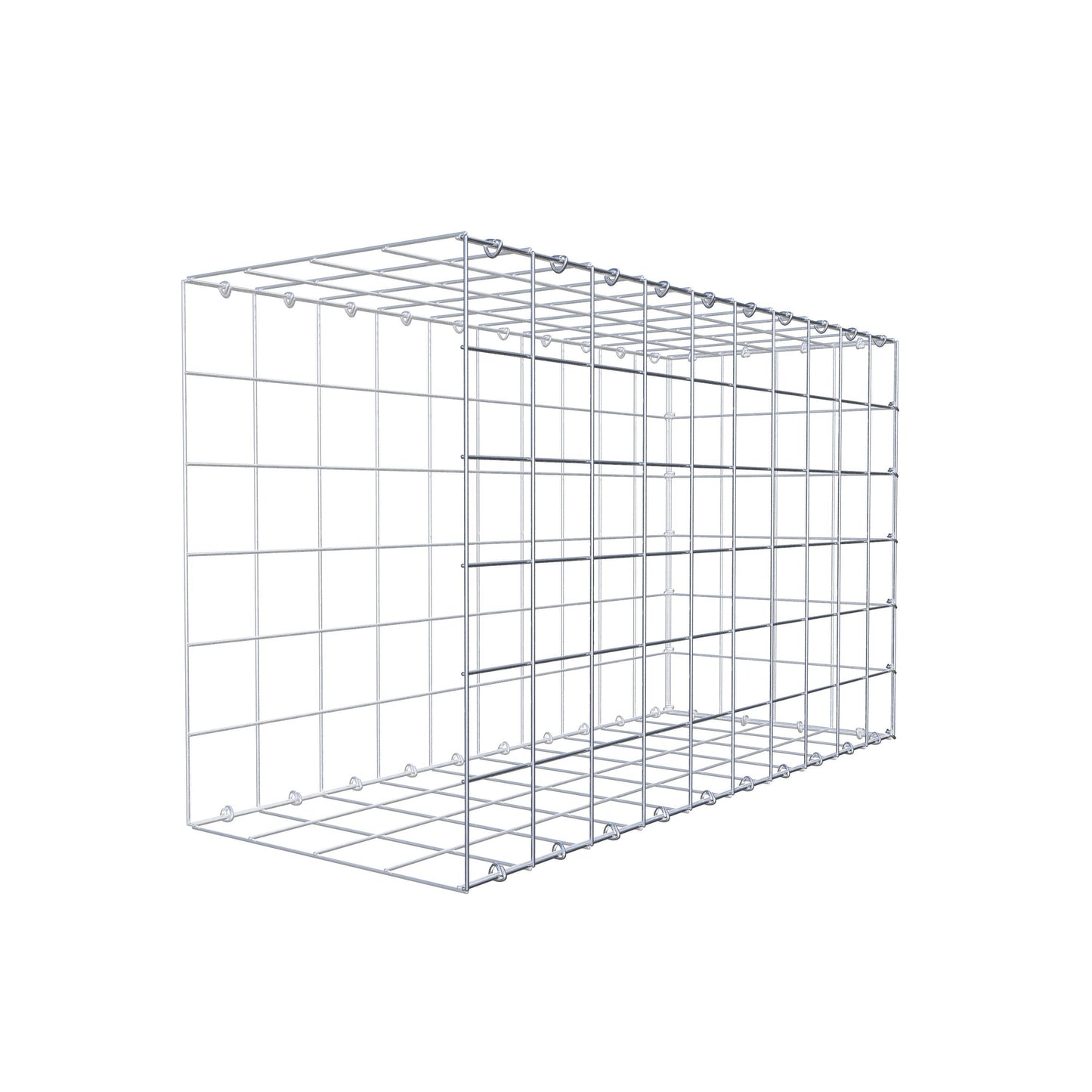 Fourche rapportée type 2 100 cm x 60 cm x 40 cm (L x H x P), mailles 10 cm x 10 cm, anneau C