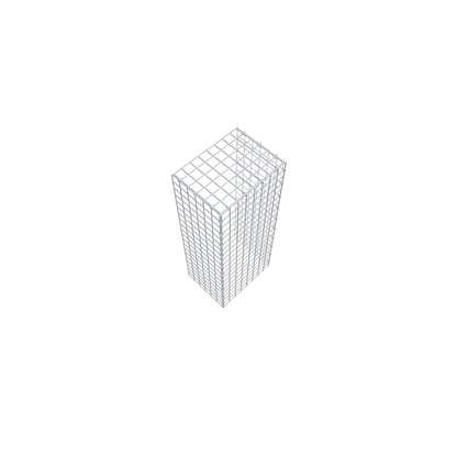 Fourche rapportée type 4 100 cm x 30 cm x 40 cm (L x H x P), mailles 5 cm x 5 cm, anneau C