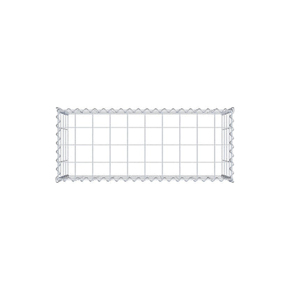 Gabion rapporté type 3 100 cm x 40 cm x 40 cm (L x H x P), mailles 10 cm x 10 cm, spirale
