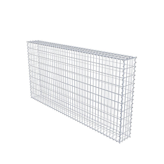 Gabbione 200 cm x 100 cm x 20 cm (L x H x P), maglia 5 cm x 10 cm, spirale