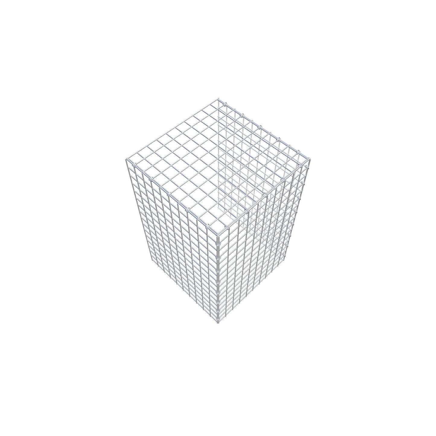 Gabião Tipo 4 80 cm x 50 cm x 50 cm (C x A x P), malhagem 5 cm x 5 cm, anel C