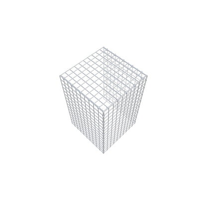 Gabião Tipo 4 80 cm x 50 cm x 50 cm (C x A x P), malhagem 5 cm x 5 cm, anel C