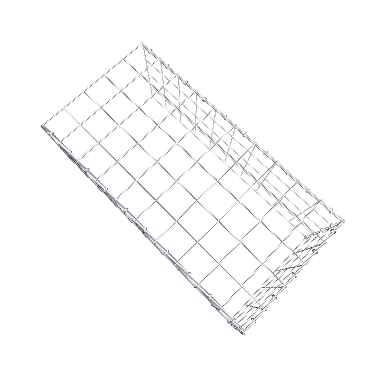 Fourche rapportée type 4 100 cm x 40 cm x 50 cm (L x H x P), mailles 10 cm x 10 cm, anneau C