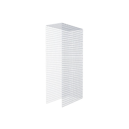 Anbaugabione Typ 4 200 cm x 100 cm x 50 cm (L x H x T), Maschenweite 5 cm x 5 cm, C-Ring