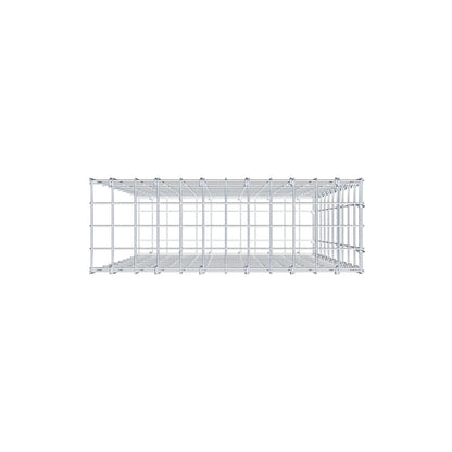 Gabião Tipo 2 100 cm x 60 cm x 20 cm, malhagem 5 cm x 10 cm, anel C