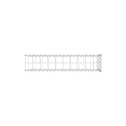 Opvokset gabion type 2 100 cm x 30 cm x 20 cm (L x H x D), maskestørrelse 10 cm x 10 cm, spiral