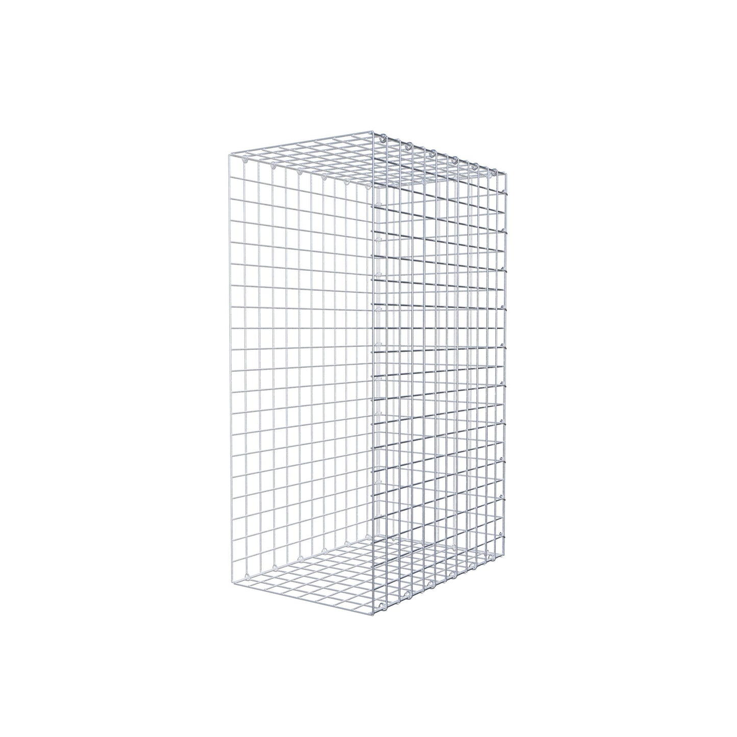Gabbione aggiuntivo di tipo 2 100 cm x 60 cm x 40 cm (L x H x P), maglia 5 cm x 5 cm, anello a C