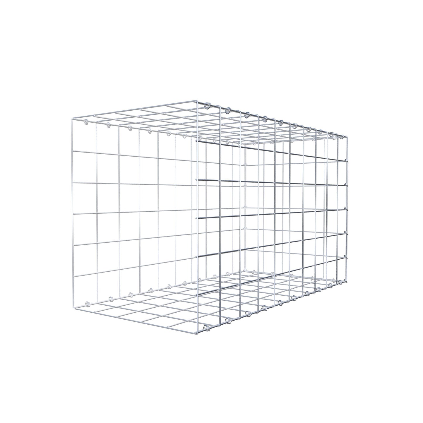 Fourche rapportée type 2 100 cm x 60 cm x 50 cm (L x H x P), mailles 10 cm x 10 cm, anneau C