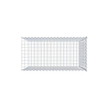 Gabião tipo 2 100 cm x 90 cm x 50 cm (C x A x P), malhagem 5 cm x 5 cm, espiral