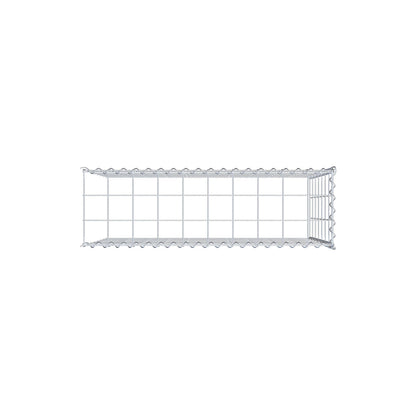 Gabion rapporté type 4 100 cm x 70 cm x 30 cm (L x H x P), mailles 10 cm x 10 cm, spirale