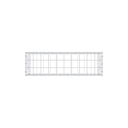 Gabião 100 cm x 40 cm x 30 cm (C x A x P), malhagem 10 cm x 10 cm, anel C