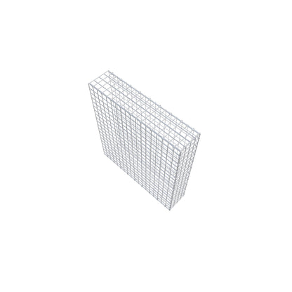 Type 2 oplegkorf 100 cm x 90 cm x 20 cm (L x H x D), maaswijdte 5 cm x 5 cm, C-ring