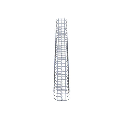 Schanskorfzuil vierkant 17 cm x 17 cm, 160 cm hoog, MW 5 cm x 5 cm