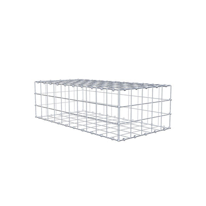 Schanskorf 100 cm x 30 cm x 50 cm (L x H x D), maaswijdte 10 x 10 cm, spiraalring
