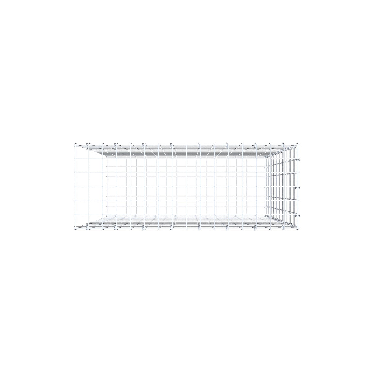 Tilläggspåle typ 2 100 cm x 80 cm x 30 cm, maskstorlek 5 cm x 10 cm, C-ring