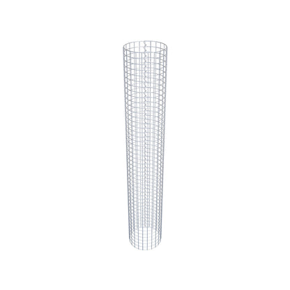 Colonne de gabion ronde 37 cm de diamètre, 230 cm de hauteur, mailles de 5 cm x 5 cm
