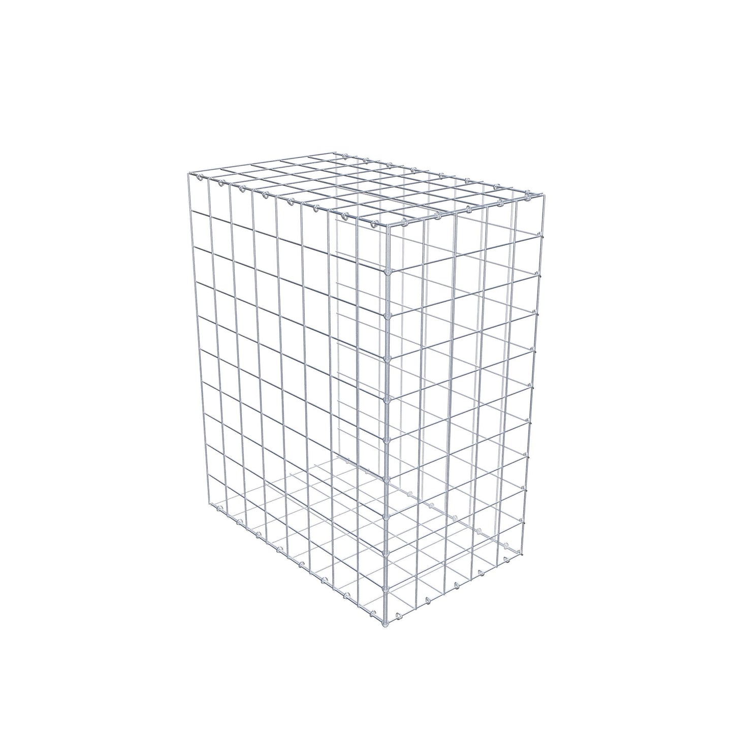 Fourche rapportée type 2 100 cm x 80 cm x 50 cm (L x H x P), mailles 10 cm x 10 cm, anneau en C