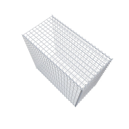 Gabião tipo 2 100 cm x 90 cm x 50 cm (C x A x P), malhagem 5 cm x 5 cm, espiral