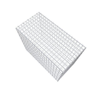 Gabion 100 cm x 80 cm x 50 cm (L x H x D), maskestørrelse 5 cm x 10 cm, C-ring