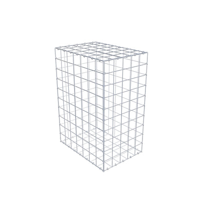 Gabion 100 cm x 70 cm x 50 cm (L x H x P), mailles 10 cm x 10 cm, anneau en C