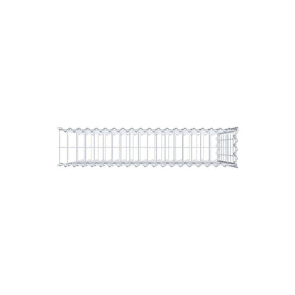 Gavión adulto tipo 2 100 cm x 80 cm x 20 cm (largo x alto x profundidad), tamaño de malla 5 cm x 10 cm, espiral