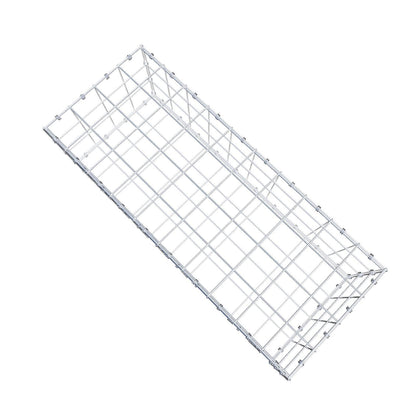Gabbione 100 cm x 30 cm x 40 cm (L x H x P), maglia 10 x 10 cm, anello a spirale