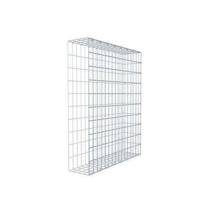 Opzetpaal type 2 100 cm x 80 cm x 20 cm, maaswijdte 5 cm x 10 cm, C-ring